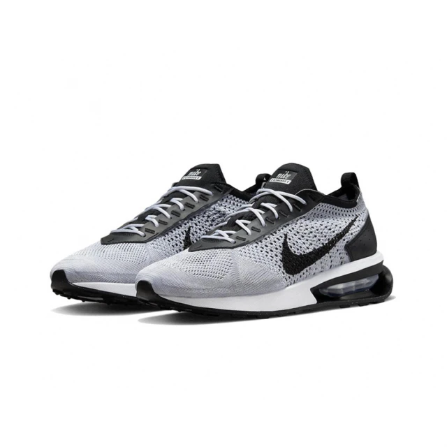 NIKE 耐吉 Nike Air Max Flyknit Racer 黑灰 氣墊 運動鞋 DJ6106-002