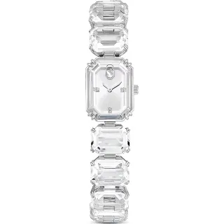 【SWAROVSKI 施華洛世奇】Millenia 風格無限八角切割水晶腕錶(5621173)