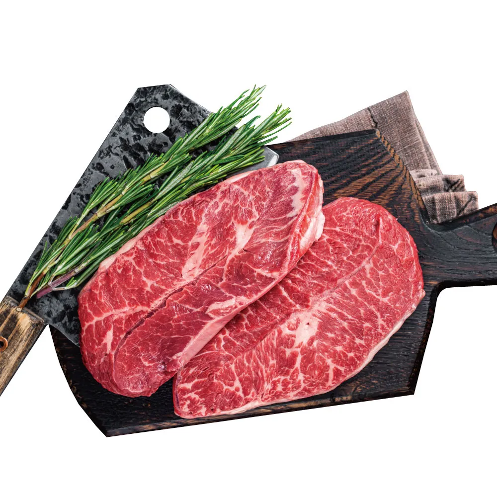 【豪鮮牛肉】美國安格斯雪花嫩肩牛排薄切16片(100g±10%/片)