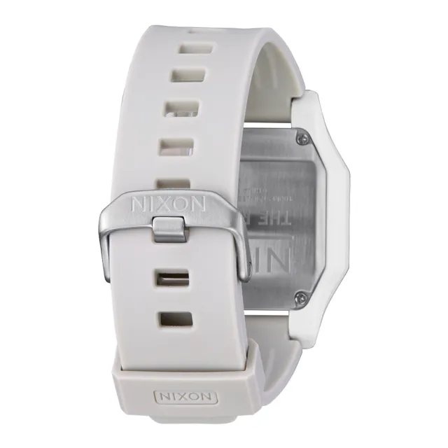 【NIXON】THE REGULUS 時代科技多功能電子腕錶-灰X白框(A1180-611)