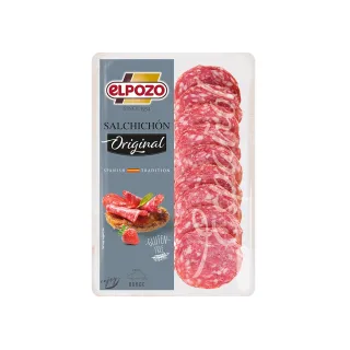 【Elpozo艾波索】西班牙 薩拉諾香腸切片80g(口感扎實 鹹中帶甘)