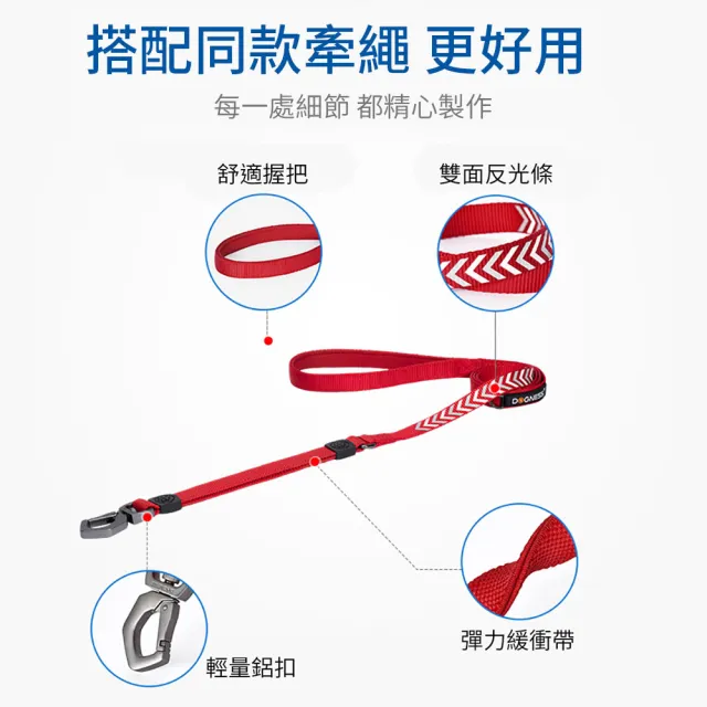 【美好寵商】DOGNESS多尼斯 反光系列牽引繩_M號(牽繩 寵物牽繩 戶外牽繩)
