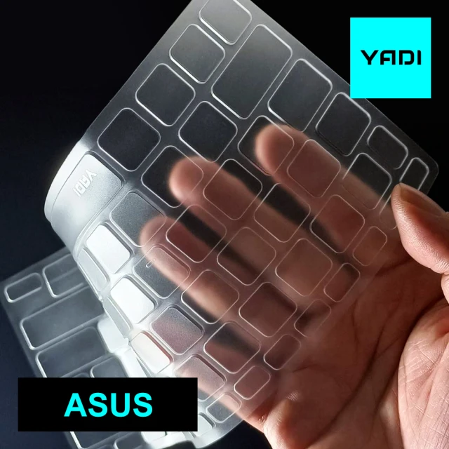【YADI】ASUS Vivobook 16X X1603ZA 鍵盤保護膜(SGS抗菌 環保TPU材質 防水 防塵 高透光)