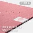 【Mukasa】天然橡膠瑜珈墊 4mm - 豆沙紅/木質紋 - MUK-21102