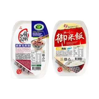 【南僑】膳纖熟飯 健康多穀飯+御米飯 12盒/箱X2(200g/盒)
