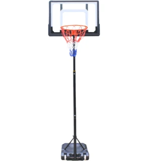 【Josie】可升降籃球架 移動籃球架(高度可調:1.55-2.1米 橙色 黑色)