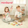 【西班牙Miniland】ECO幼兒扣扣環48入(STEM玩教具/顏色認知/西班牙原裝進口)