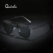 【Quinta】UV400智能感光變色偏光太陽眼鏡(經典不敗飛官墨鏡款/運動休閒全天候適用-QTB5208-兩色可選)