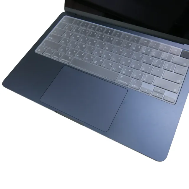 【Ezstick】Apple MacBook Air 13 M2 A2681 奈米銀抗菌TPU 鍵盤保護膜(鍵盤膜)