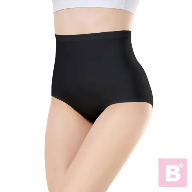 【B+ 大尺碼專家】3件組-現貨-大尺碼-女-高腰-無痕-冰絲內褲-6色混搭(0303071)