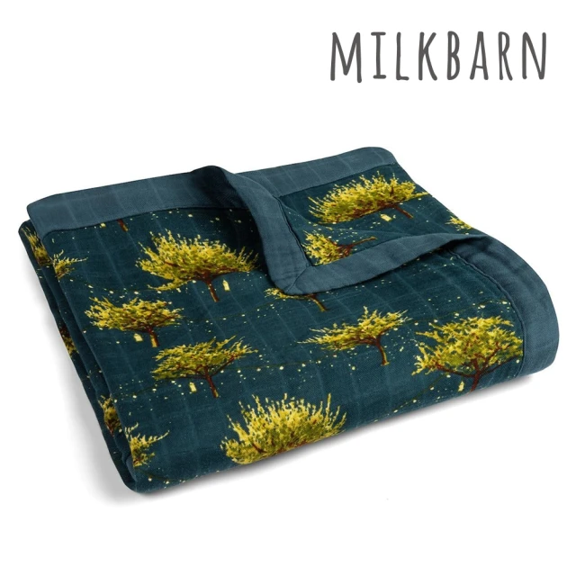 Milkbarn 竹纖維雙層安撫毯-螢火蟲(安撫毯 嬰兒毯 嬰兒蓋被 彌月禮)