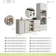 【時尚屋】5V23貝里斯7尺L型餐櫃組5V23-KL019+KL022(免運費/免組裝/餐櫃)