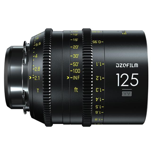 【DZOFILM】VESPID PRIME 玄蜂系列 125mm T2.1 全片幅定焦專業電影鏡頭 PL-MOUNT(送VESPID EF mount轉接環)