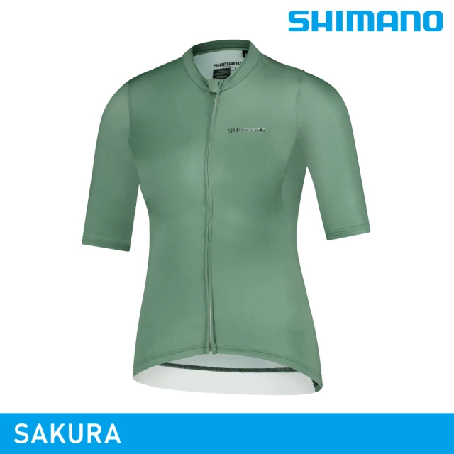 城市綠洲 SHIMANO SAKURA 女性短袖車衣 / 鏡面綠(女車衣 自行車衣)
