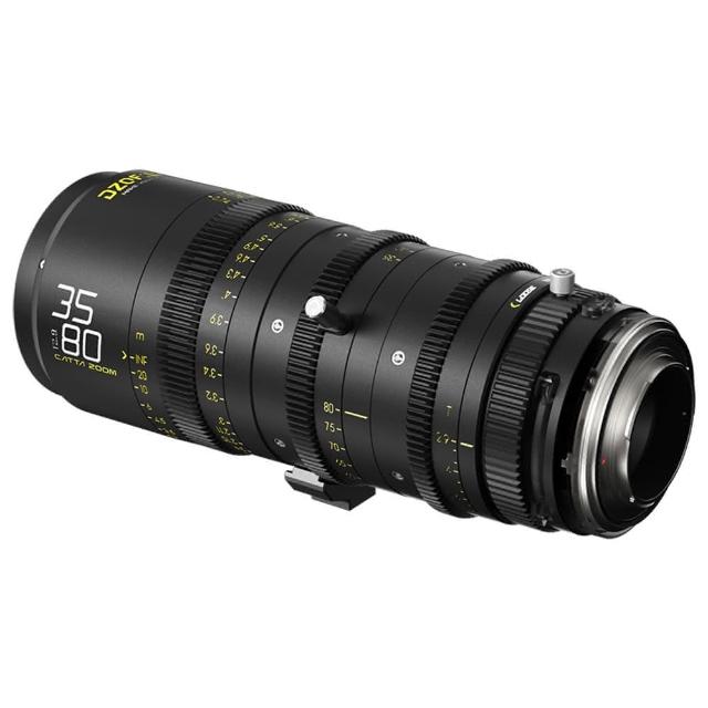 DZOFILM 35-80mm T2.9 變焦鏡頭專為SONY E-Mount相機設計，提供T2.9-T22光圈範圍，20片15組高品質鏡片組，16片光圈葉片打造柔美光斑。手動對焦系統旋轉達270°，濾鏡尺寸M77，重量約1532g，放大倍率2.3X。適合專業電影拍攝，12個月保固，公司貨正品，規格更新不另行通知。