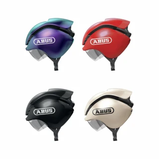 【ABUS】GAMECHANGER TRI 三鐵空力計時安全帽 炫彩紫/烈焰紅/亮黑/香檳金(B1AB-GTR-MC0XXN)