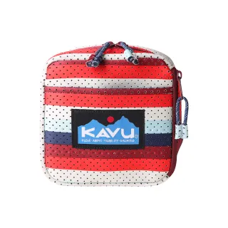 【KAVU】Tybee Cube 多夾層收納包 航海線條 #9415