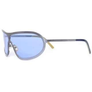 【Romeo Gigli】義大利一片式個性太陽眼鏡(藍-RG511-01)