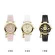 【Vivienne Westwood】金框 皮革錶帶 小裝飾設計 小錶盤 女錶 腕錶 32mm 情人節(共3款)