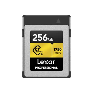 【Lexar 雷克沙】Professional CFexpress Type B Gold Series 256G記憶卡