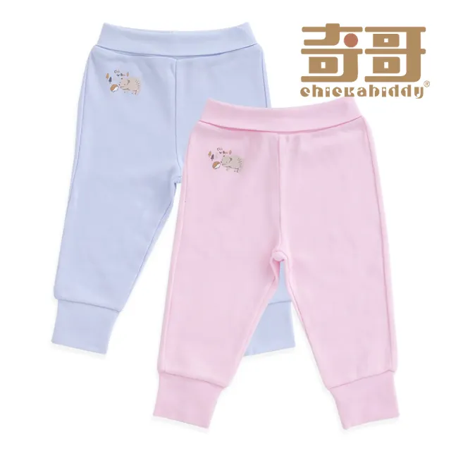 【奇哥】Chic a Bon 溫心寶貝嬰兒長褲-三段天絲棉布 0-12個月(2色選擇)