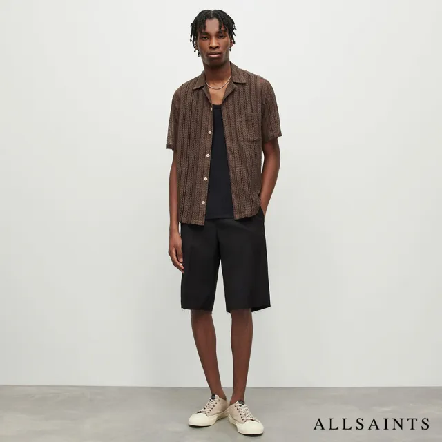 【ALLSAINTS】LAGO 中腰西裝不收邊短褲 MT004Y(直筒版型)