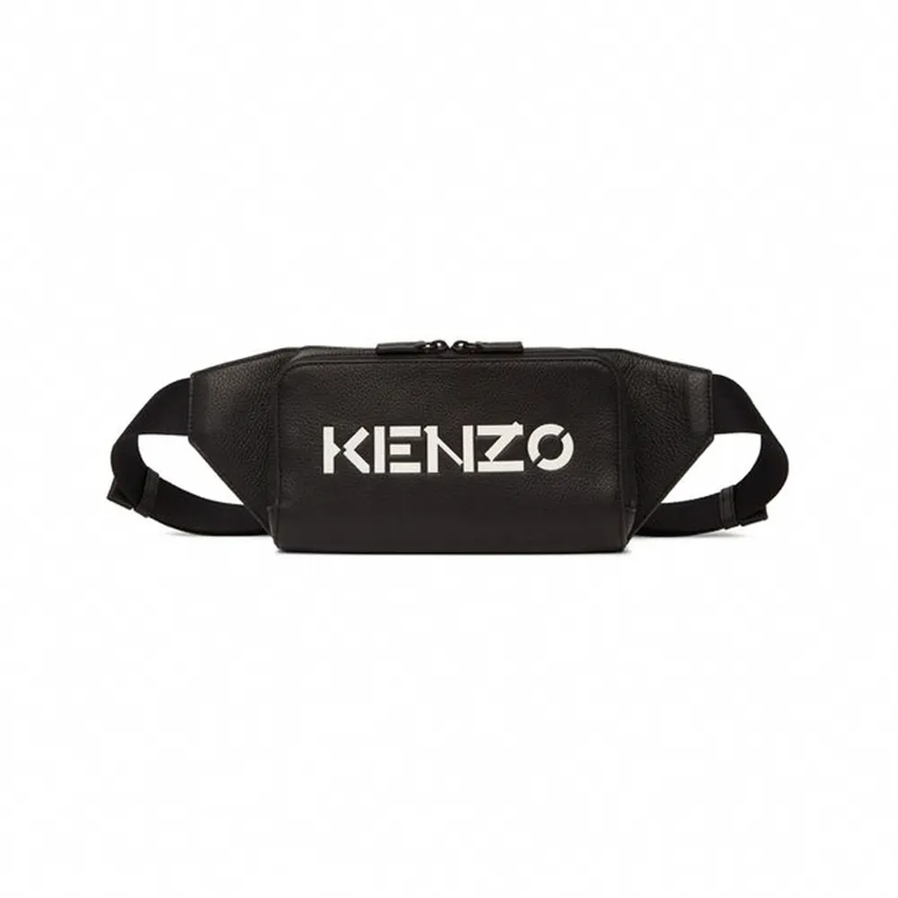 【KENZO】字母Logo 腰包胸包 黑色(5SA507L4599)