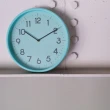 【CarryPlus】BABY BLUE Wall Clock 寶寶粉藍色掛鐘(掃秒靜音機芯/台灣製造)