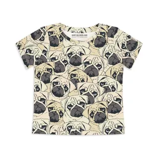 【Sleep No More】SLEEP NO MORE 100% 有機棉兒童短袖上衣-巴哥