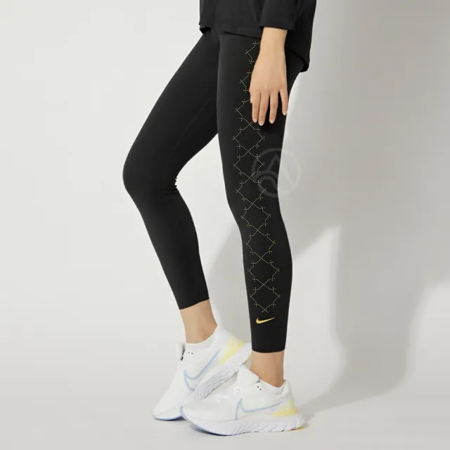 【NIKE 耐吉】AS W ONE LUXE DF MR LC 78 女款 黑色 運動 慢跑 緊身 長褲 DM7259-010