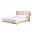 【有情門】STRAUSS 梳舒床組 5x6.2呎(製作期2-3週/實木/MIT/床框/床架/床頭板)