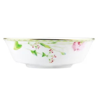 【NORITAKE】湖畔花語金邊蔬菜缽22.7CM 可微波(新品上市)