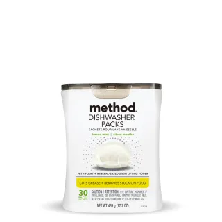 【method 美則】潔淨三效聰明洗碗球30顆入(洗碗機專用 洗碗錠 洗碗粉)