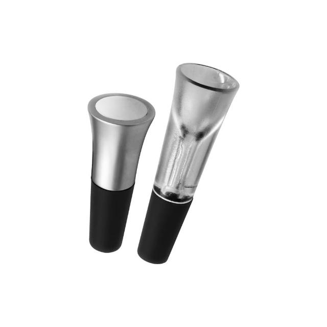 【SADOMAIN 仙德曼】鋅合金紅酒塞倒酒器組(開瓶器/開瓶神器/酒瓶塞)