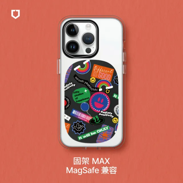 【RHINOSHIELD 犀牛盾】固架MAX MagSafe兼容 磁吸手機支架∣獨家設計系列/藝術風格系列(Apple手機適用立架)
