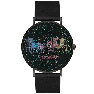 【COACH】官方授權經銷商 繽紛經典馬車時尚手錶-36mm 母親節 禮物(14503328/速)