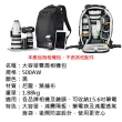 【捷華】大容量雙肩相機包-500AW 附防雨罩(大三元相機包 15.6吋筆電包 攝影器材)