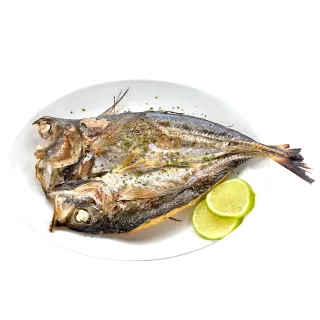 【享吃海鮮】黃金竹筴魚一夜干10片組 共5包(2片裝/330g±10%/包)