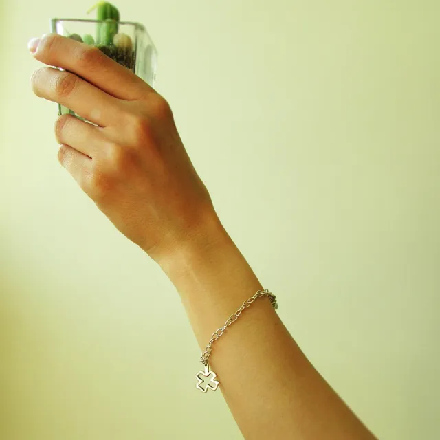 【mittag】lucky charm bracelet_幸運草手鍊(好運 祝福 幸運草 手鍊 愛情 信仰 希望)