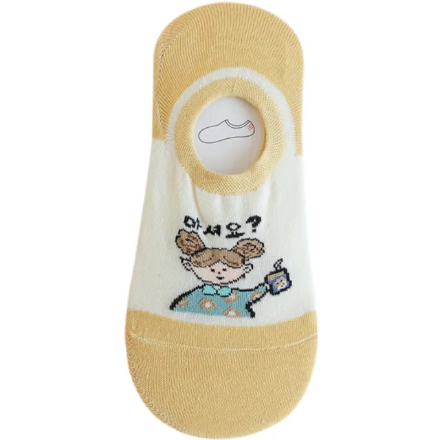 【Socks Form 襪子瘋】小魔女日系棉質隱形襪(5色)