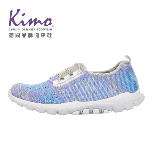 【Kimo】混色織面羊皮休閒鞋 女鞋(天青藍 KBBWF078286)