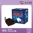 【匠心】PM2.5 專業防霾口罩 B級防護 黑色(12入/盒)
