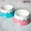 【Nuke 毛核子】陶瓷富士山碗150ml(寵物碗 兩色可選)