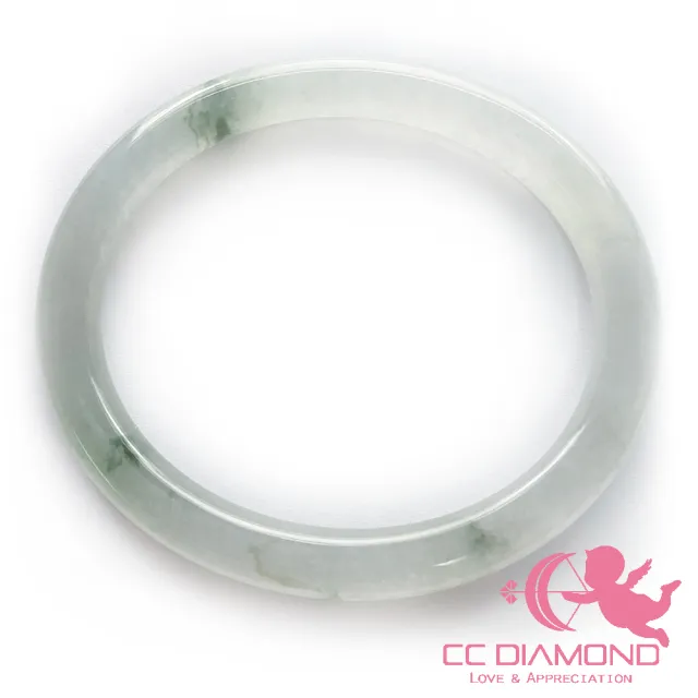 【CC Diamond】天然翡翠A貨 玻冰手鐲(超小手圍：51mm 16.2號)