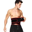 【AOLIKES 奧力克斯】輕量版可調式雙層護腰(運動護腰 長者護具  保養型護腰 腰部支撐帶)