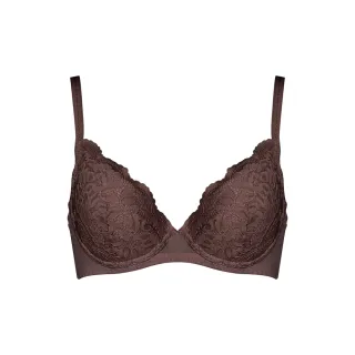 【曼黛瑪璉】包覆提托經典內衣 C-F 罩杯(黑糖棕)