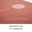 【Mukasa】PVC瑜珈墊 6mm - 焦糖棕 - MUK-22121(獨家設計體位線)
