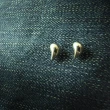 【mittag】comma earrings_逗號耳環(925純銀 耳環 手工製作 逗號)