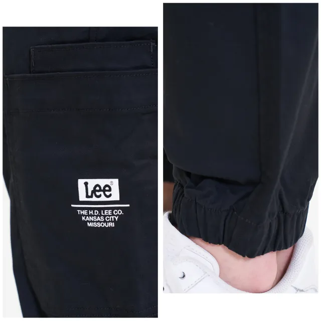 【Lee 官方旗艦】男裝 休閒褲 / 經典簡約 縮口褲 氣質黑(LL220105K11)