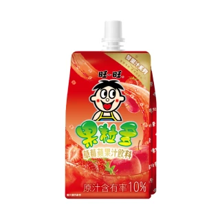 【旺旺】果粒多草莓蘋果汁飲料 250ml*24入/箱(雙口味果汁)